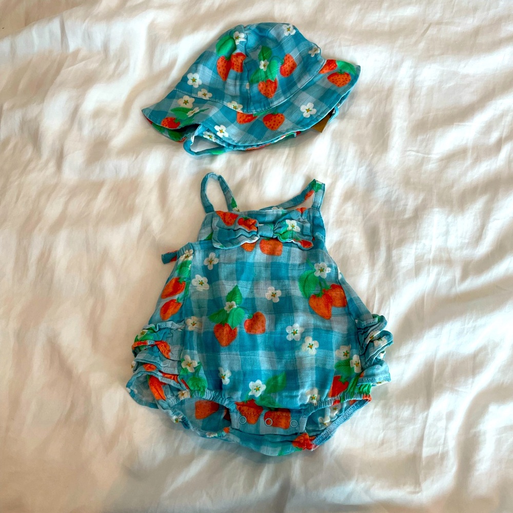 Baby Romper with Hat